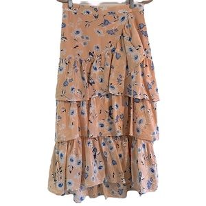 Ann Taylor Tiered Ruffle Skirt